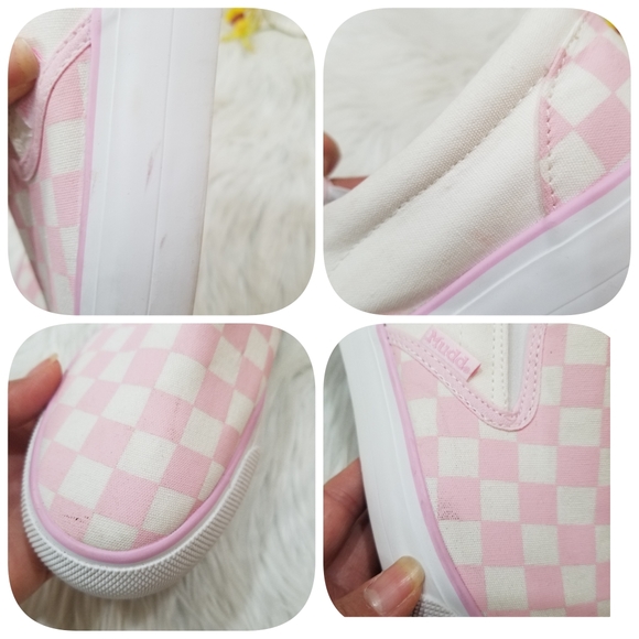COPY - MUDD Slip-On Sneakers Color White And Pink SIZE 8...!!! - Picture 16 of 17